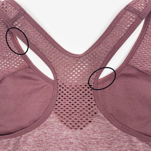 PINK Victoria' Secret Seamless Sports Bra Small Activewear Gym Yoga Workout - Picture 6 of 8